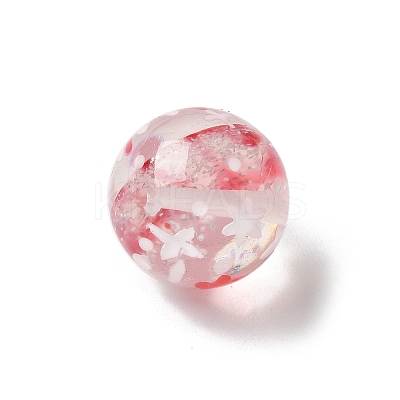Transparent Resin Enamel Beads RESI-M052-01C-1