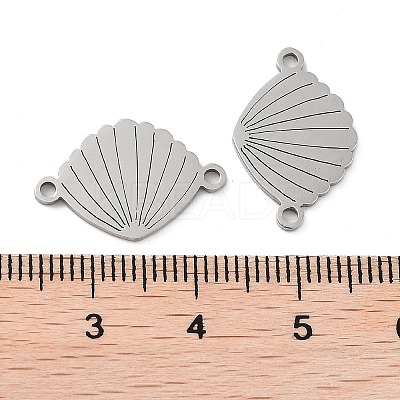 Tarnish Resistant 201 Stainless Steel Connector Charms STAS-A090-16P-1