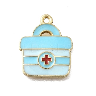 Medical Theme Alloy Enamel Pendants LS-FIND-G090-02B-02-1