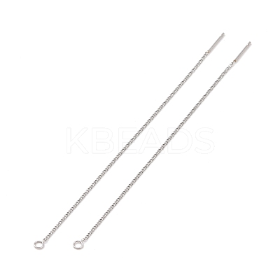 Non-Tarnish 304 Stainless Steel Stud Earring Finding STAS-E161-07P-1