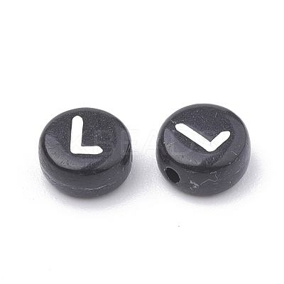 Opaque Acrylic Beads SACR-N002-02L-1