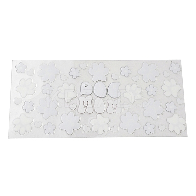 Clear Film Rub on Transfer Stickers for Glass Cups STIC-P009-G04-1