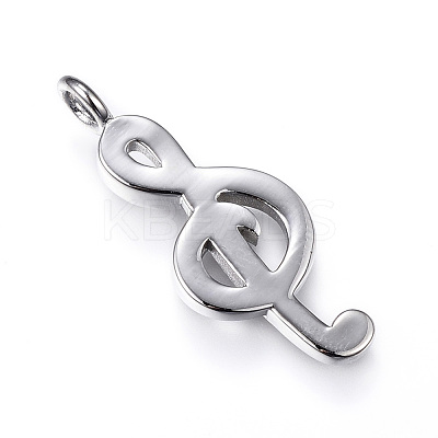316 Surgical Stainless Steel Rhinestone Pendants STAS-P112-04P-1