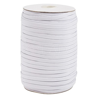 3/8 inch Flat Braided Elastic Rope Cord EC-R030-8mm-01-1