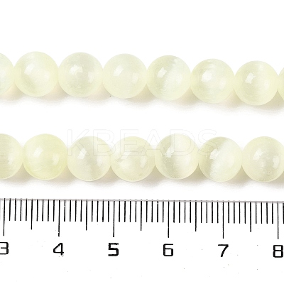 Natural Selenite Beads Strands G-C142-01C-05-1