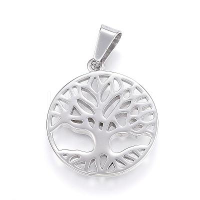 Tarnish Resistant 304 Stainless Steel Pendants STAS-G126-16P-1