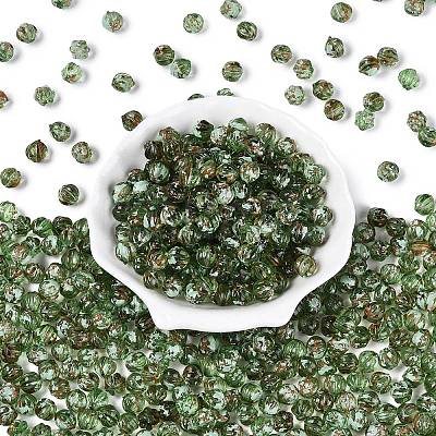 Picasso Transparent Glass Beads SEED-Q039-04E-1