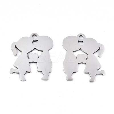 Non-Tarnish Valentine's Day 201 Stainless Steel Pendants STAS-S081-063-1