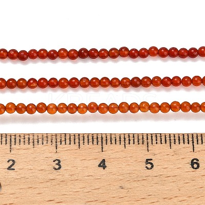 Natural Carnelian Beads Strands G-Z116-A22-2mm-1
