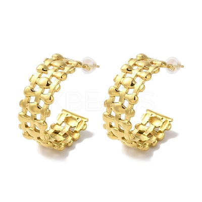 201 Stainless Steel Stud Errings EJEW-B095-11G-1
