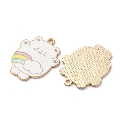 Alloy Enamel Pendants STAS-I354-02KCG-03-1