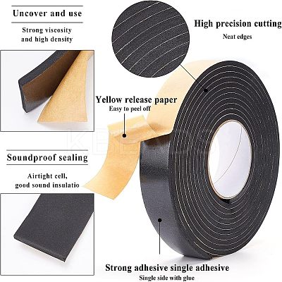 Strong Adhesion EVA Sponge Foam Rubber Tape TOOL-WH0129-27-28-1