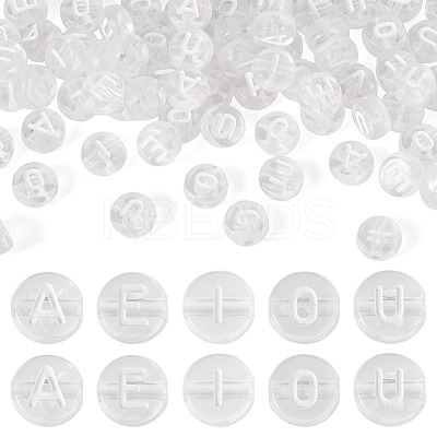 100Pcs 5 Styles Transparent Acrylic Beads OACR-TA0003-48C-1