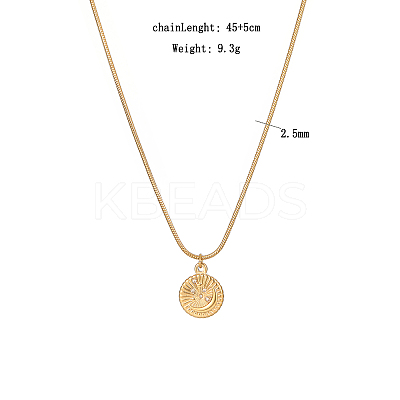 Cubic Zirconia Puzzle Pendant Necklaces VP6422-4-1