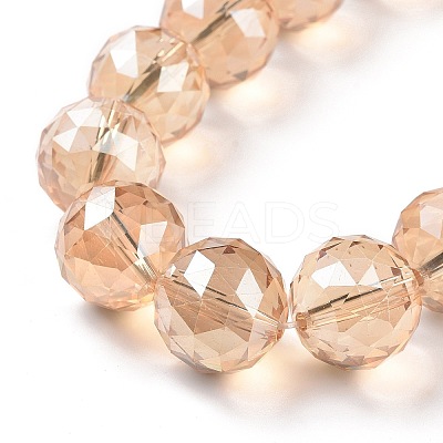 Electroplate Glass Bead Strands EGLA-J140-FR03-16mm-1