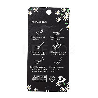 Nail Decals Stickers MRMJ-T092-06-M-1