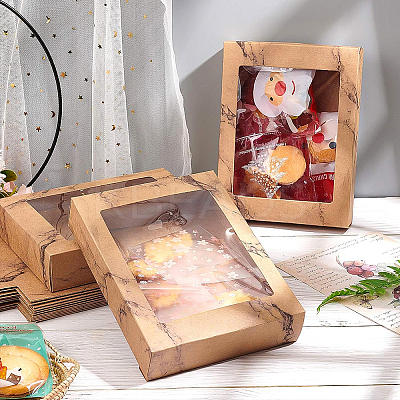 Marble Texture Pattern Paper Gift Boxes CON-BC0006-24A-1