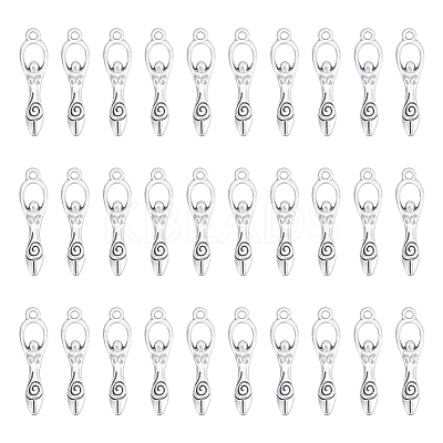 60Pcs Tibetan Style Alloy Pendants FIND-GA0008-22-1