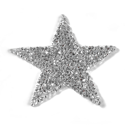 Glitter Hotfix Acrylic Rhinestone RGLA-WH0001-03B-1