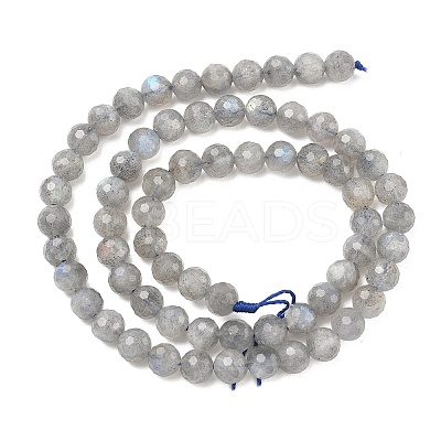 Natural Labradorite Beads Strands G-L642-F07-6mm-1
