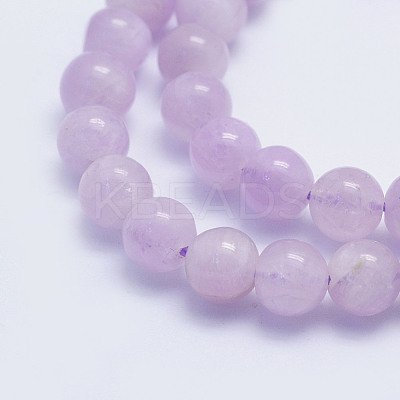 Natural Kunzite Beads Strands G-L478-14-6mm-1