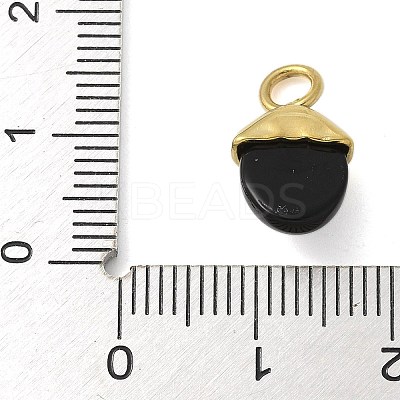 Dyed Black Synthetic Turquoise Pendants STAS-L277-07G-02-1