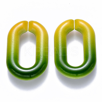 Two Tone Opaque Acrylic Linking Rings OACR-S036-006A-M05-1