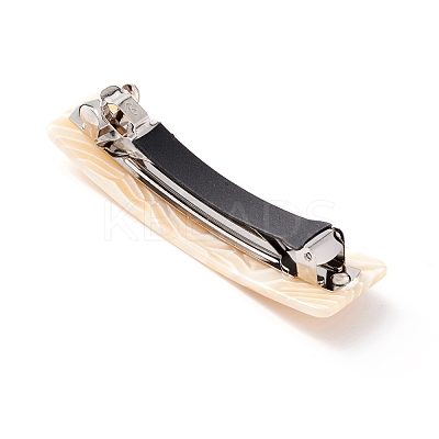 Cellulose Acetate(Resin) Hair Barrette PHAR-F012-02B-1
