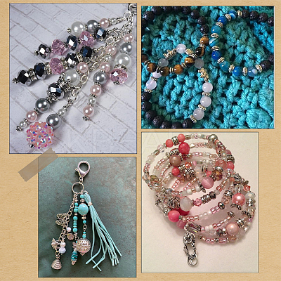 7 Bags DIY Jewelry Making Findings Kits FIND-SC0017-88-1