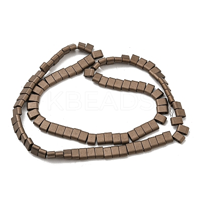 Electroplated Non-magnetic Synthetic Hematite Beads Strands G-C106-B01-09B-1