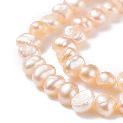 Natural Cultured Freshwater Pearl Beads Strands PEAR-P002-53D-1