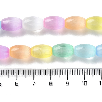 Macaron Color Natural Selenite Beads Strands X1-G-B102-A01-02-1