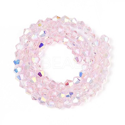 Transparent Glass Beads Strands LS-EGLA-N021-4mm-06-1
