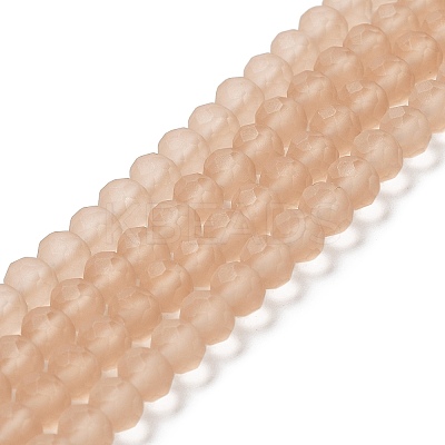 Transparent Glass Beads Strands EGLA-A034-T6mm-MD20-1
