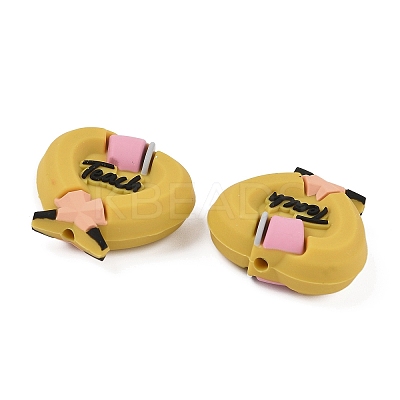 Teachers' Day Themes Silicone Beads SIL-I013-01B-1