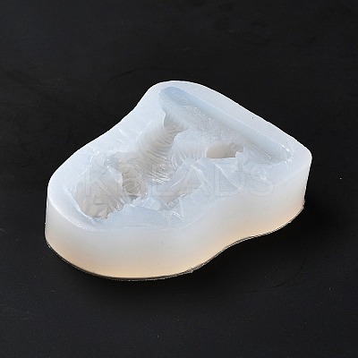 DIY Mini Halloween Mummy Food Grade Silicone Statue Molds LS-DIY-G054-C01-1