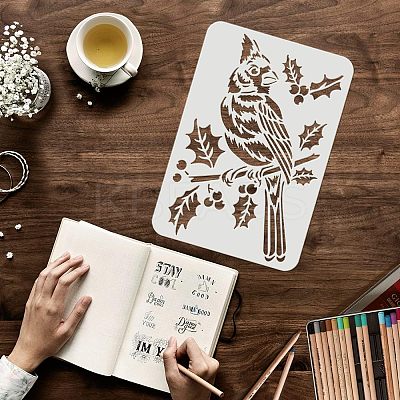 Plastic Reusable Drawing Painting Stencils Templates DIY-WH0202-301-1