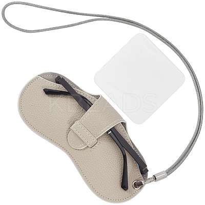 1Pc PU Leather Eyeglasses Strap with Bag AJEW-CN0002-62B-1