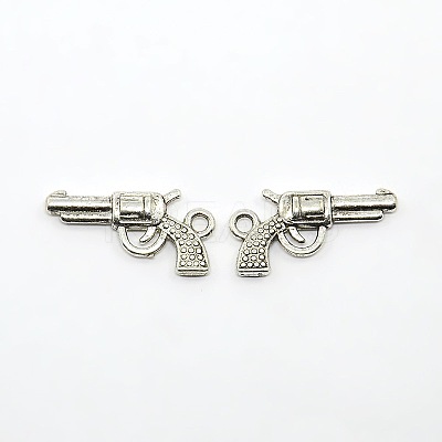 Zinc Alloy Gun Necklace Pendant X-EA9073Y-1