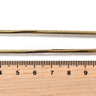 2MM 304 Stainless Steel Snake Chain Necklaces for Women Men STAS-V011-04D-G-1
