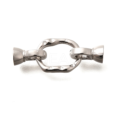 925 Sterling Silver Fold Over Clasps STER-B006-02P-1