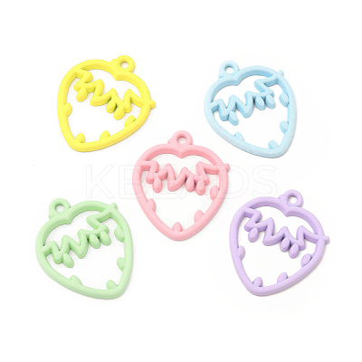 Rack Plating Alloy Pendants FIND-C018-26-1