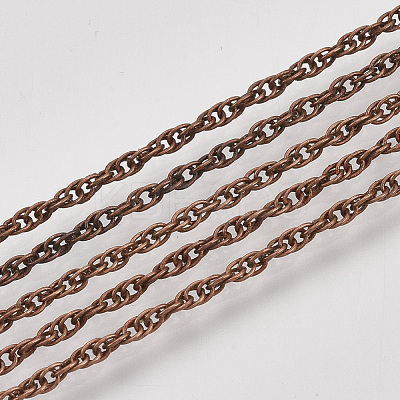 Soldered Brass Covered Iron Rope Chains CH-S125-07B-R-1