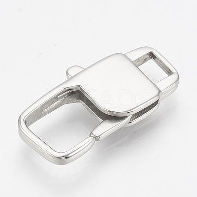 Tarnish Resistant 304 Stainless Steel Lobster Claw Clasps STAS-T033-28D-1