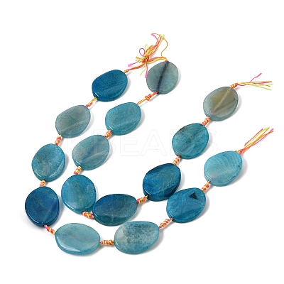 Natural Dragon Veins Agate Beads Strands G-P605-L02-09-1