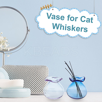 5Pcs 5 Colors Glass Vase Mini Model DIY-DR0001-79A-1