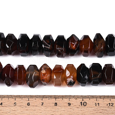 Natural Agate Beads Strands G-N356-01A-02-1