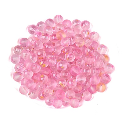 Frosted Baking Paint Glass Beads LS-DGLA-N005-8mm-03-1