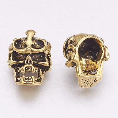 Tibetan Style Alloy Beads X-PALLOY-K234-02AG-1