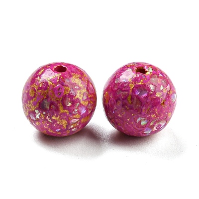 Spray Painted Natural White Shell Beads BSHE-B006-01B-1